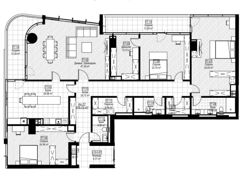 Продава 4-СТАЕН, гр. София, Младост 3, снимка 9 - Апартаменти - 52847541