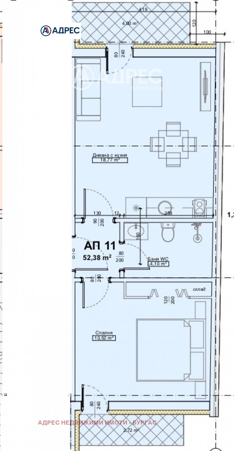 Продава 2-СТАЕН, гр. Приморско, област Бургас, снимка 4 - Aпартаменти - 47688095