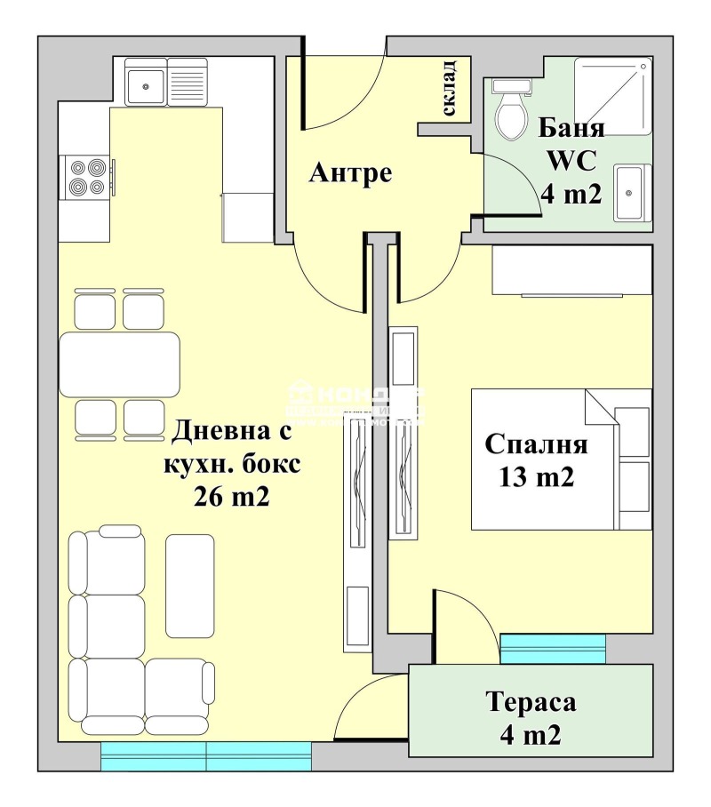 Продава 2-СТАЕН, гр. Пловдив, Христо Смирненски, снимка 15 - Апартаменти - 53160416