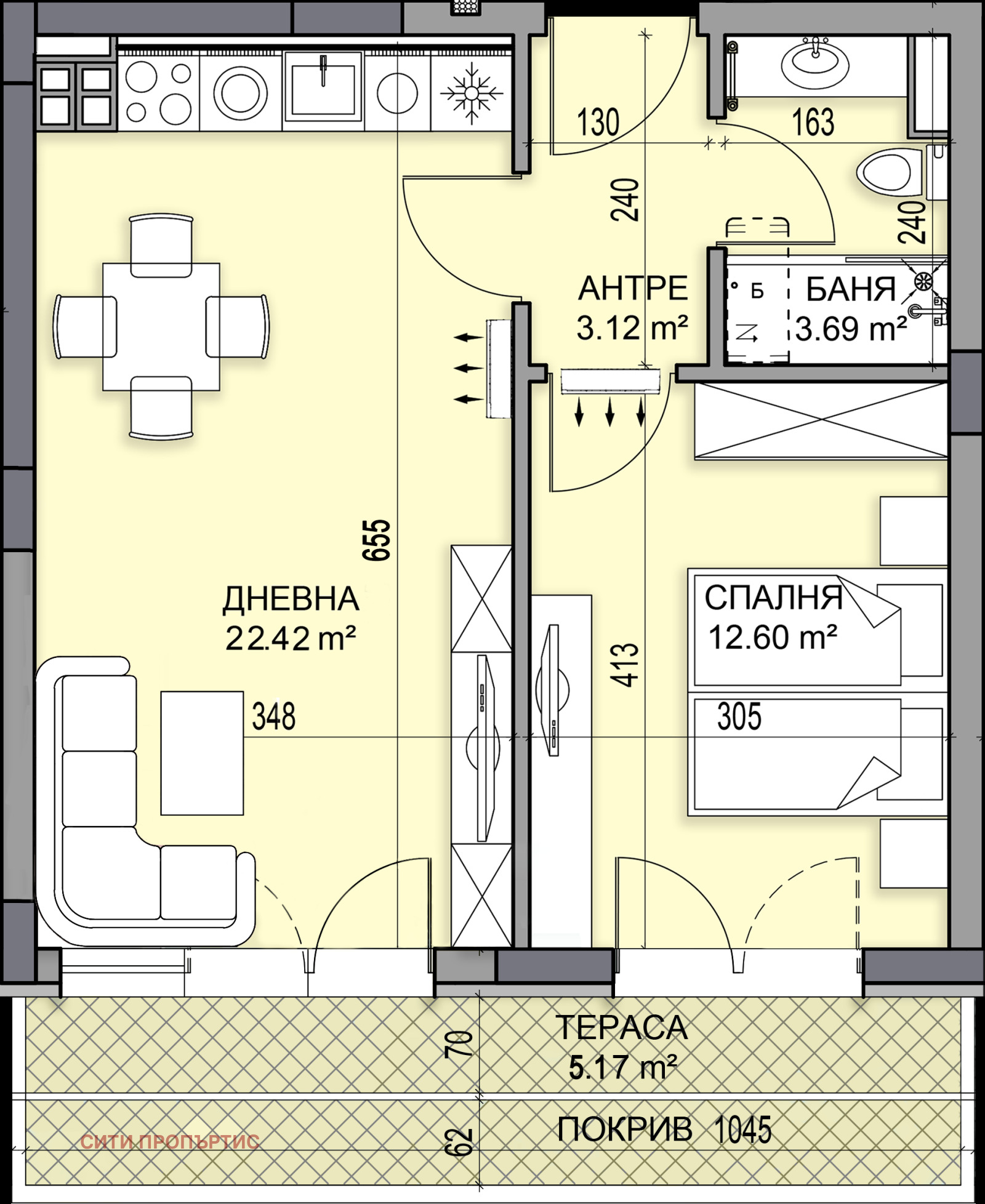 Продава 2-СТАЕН, гр. Пловдив, Гагарин