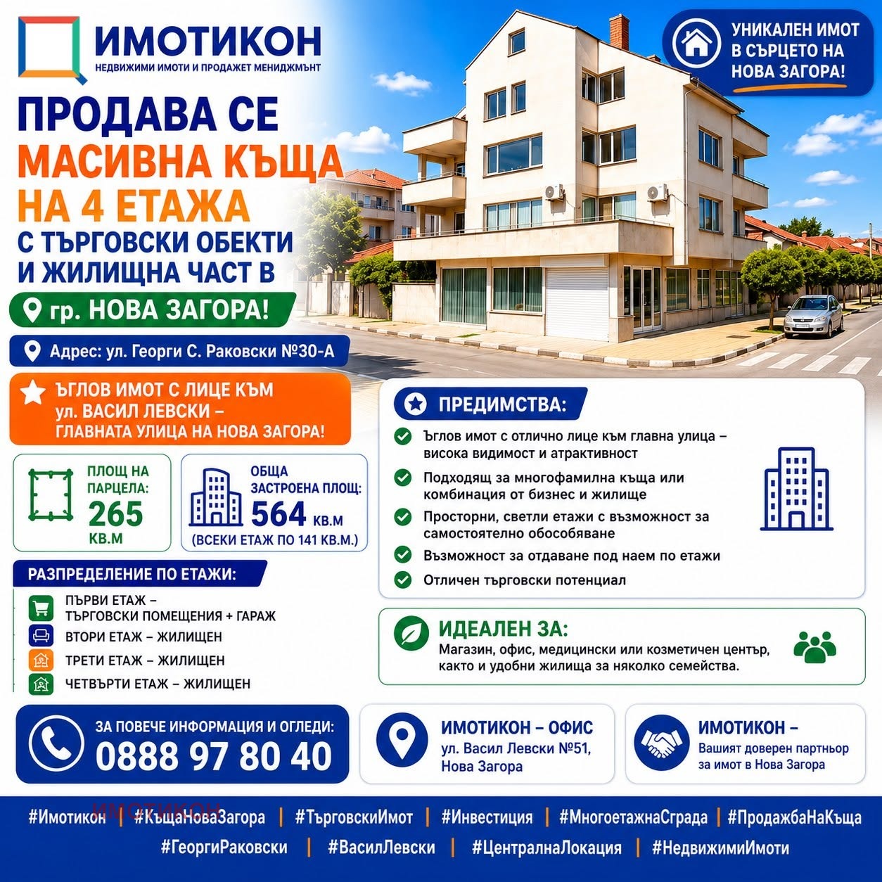 Продава КЪЩА, гр. Нова Загора, област Сливен