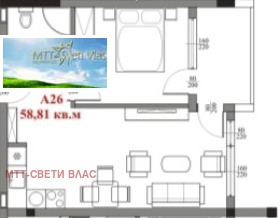 Продава  2-стаен област Бургас , гр. Свети Влас , 59 кв.м | 83366778 - изображение [14]