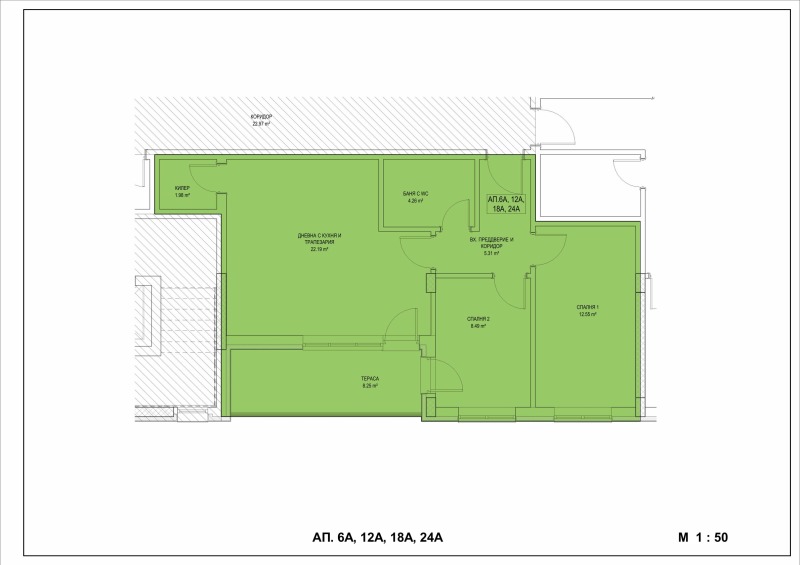 Продава 3-СТАЕН, гр. Търговище, Запад 2, снимка 2 - Aпартаменти - 49602460