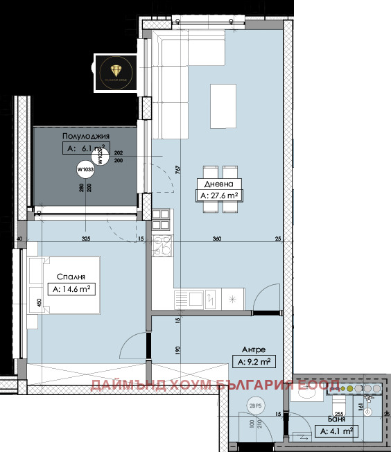 À venda  1 quarto Plovdiv , Karchiiaka , 90 m² | 84303895 - imagem [2]