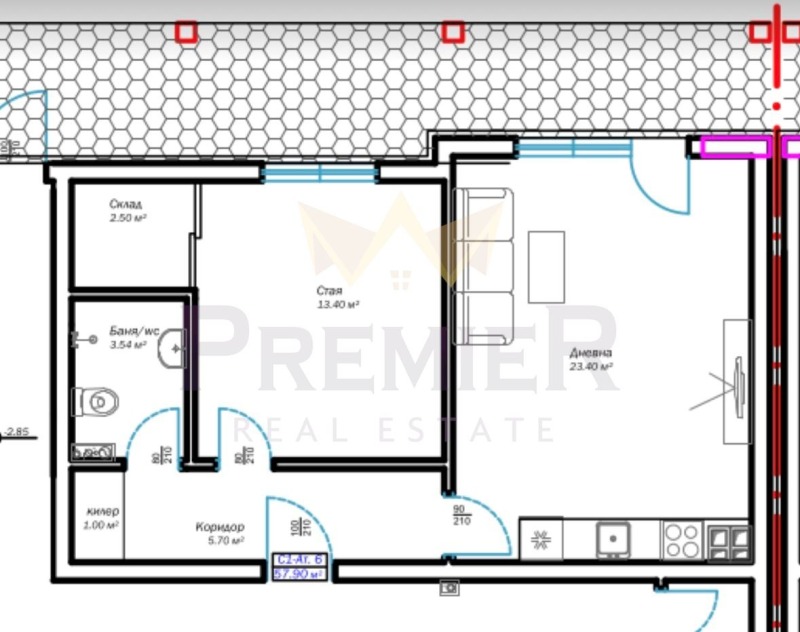 Продава 2-СТАЕН, гр. Варна, Възраждане 3, снимка 4 - Апартаменти - 52982855