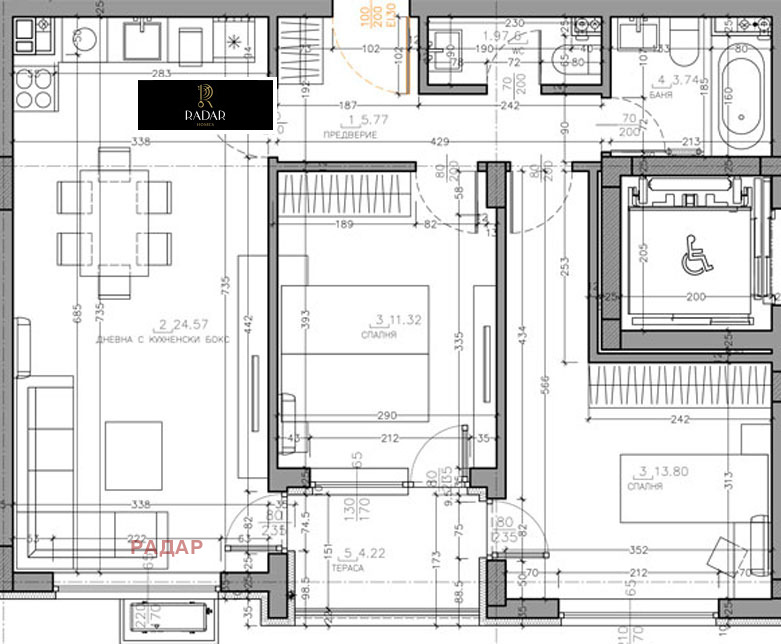 Продава  3-стаен град София , Малинова долина , 94 кв.м | 33076496 - изображение [10]