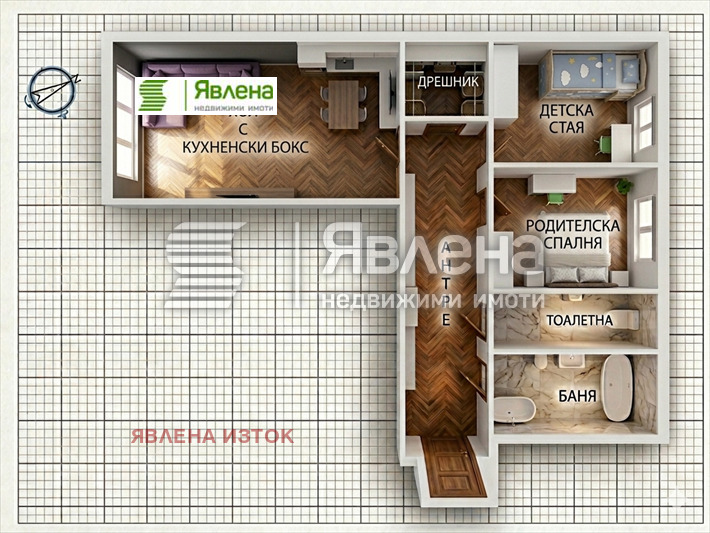 Продава 3-СТАЕН, гр. София, Красно село, снимка 13 - Апартаменти - 53978960