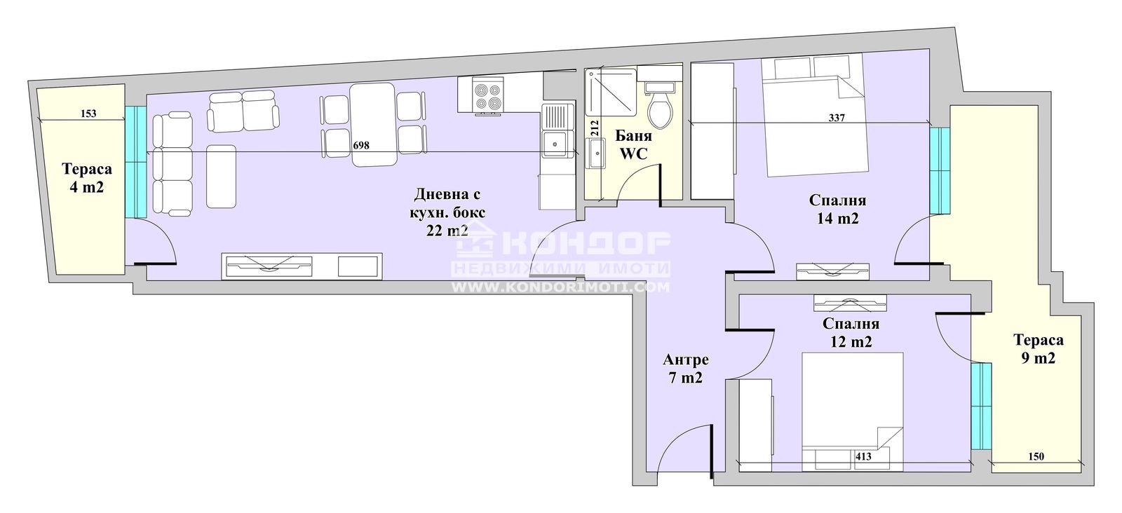 Продава 3-СТАЕН, гр. Пловдив, Център, снимка 4 - Апартаменти - 55049749