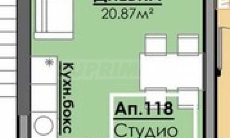 Продается  Студия Бургас , Славейков , 43 кв.м | 53785284 - изображение [2]