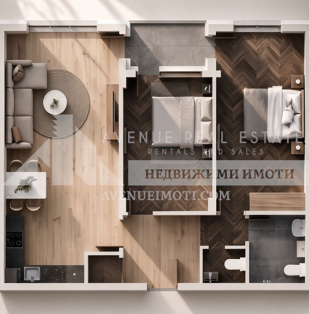 Продава 3-СТАЕН, гр. Пловдив, Южен, снимка 2 - Апартаменти - 55632423