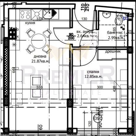 À venda  1 quarto Varna , Levski 1 , 58 m² | 86681736