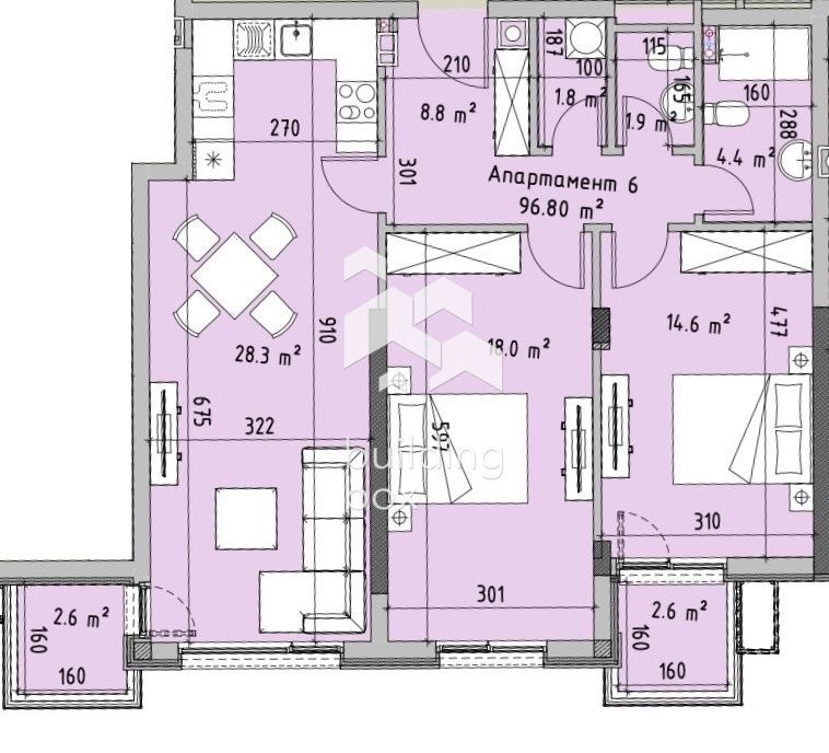 Zu verkaufen  2 Schlafzimmer Sofia , Witoscha , 138 qm | 14687240 - Bild [5]