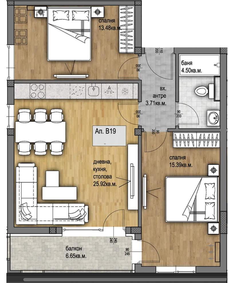 Продава  3-стаен град Пловдив , Христо Смирненски , 98 кв.м | 64818967 - изображение [2]