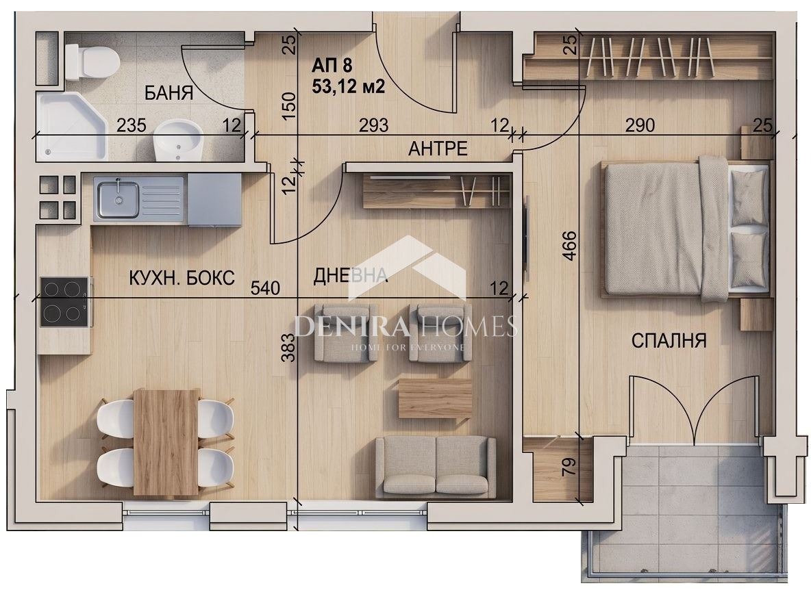 Продава 2-СТАЕН, гр. София, Овча купел, снимка 4 - Апартаменти - 53452875