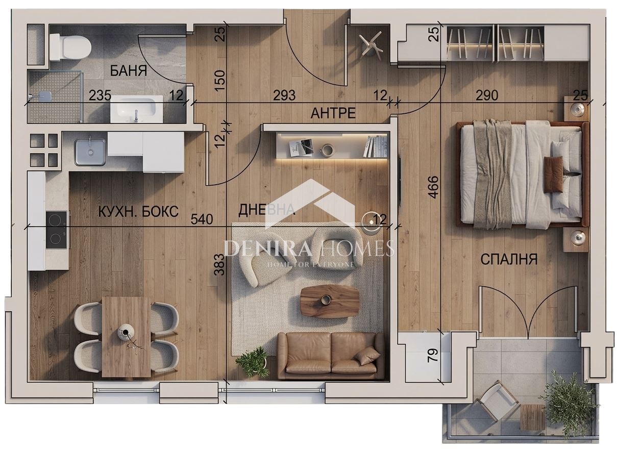 Продава 2-СТАЕН, гр. София, Овча купел, снимка 2 - Апартаменти - 53452875