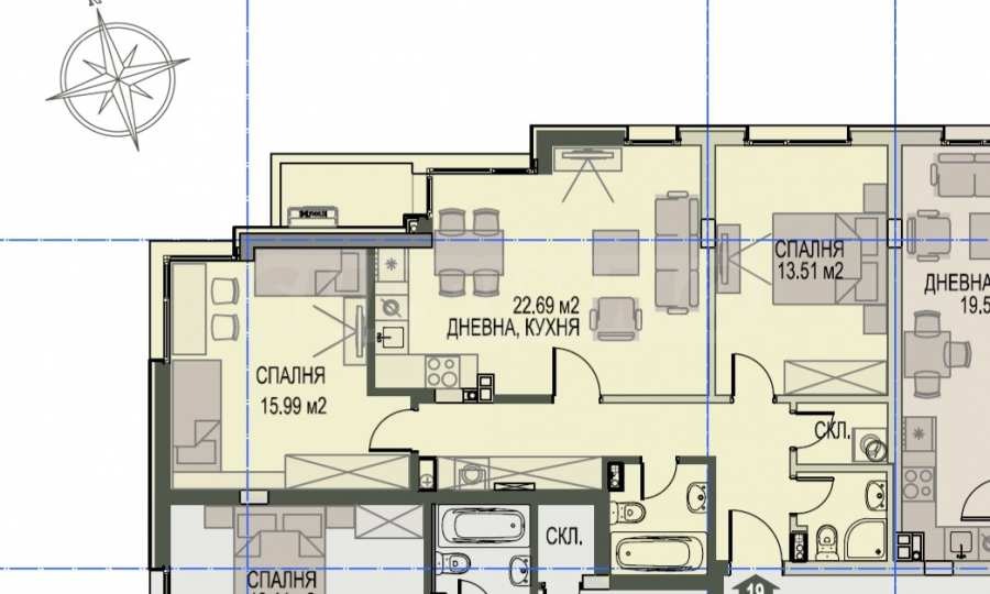 Продава 3-СТАЕН, гр. София, Кръстова вада, снимка 4 - Апартаменти - 53933197
