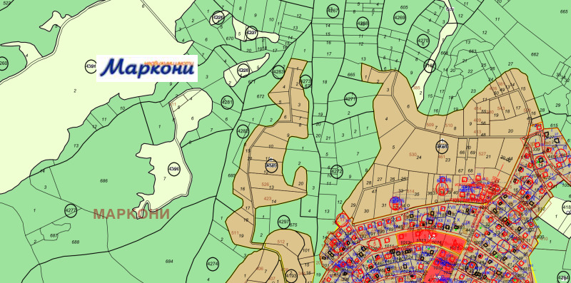 Продава ПАРЦЕЛ в град София, в.з.Люлин - 1501 кв.м / 120 000 € » 234 699.60 лв., МАРКОНИ