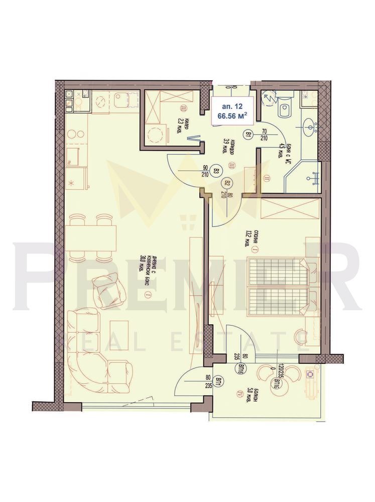 Продава 2-СТАЕН, гр. Варна, Бриз, снимка 16 - Апартаменти - 55899357
