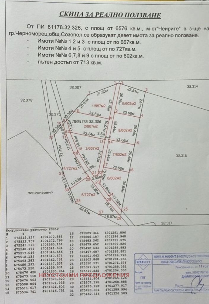Продава ПАРЦЕЛ, гр. Черноморец, област Бургас, снимка 5 - Парцели - 54672059