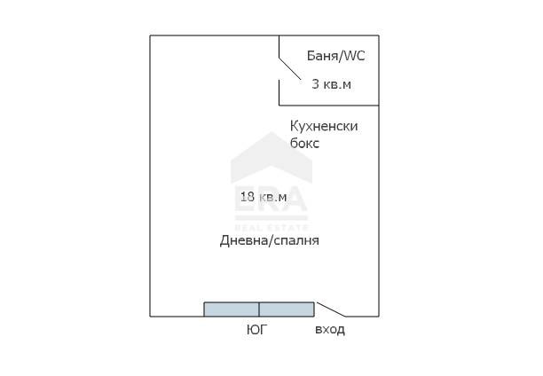 Продава 1-СТАЕН, гр. Варна, Завод Дружба, снимка 6 - Aпартаменти - 47687800