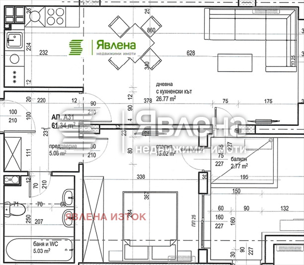Продава 2-СТАЕН, гр. София, Люлин 5, снимка 2 - Апартаменти - 52945903