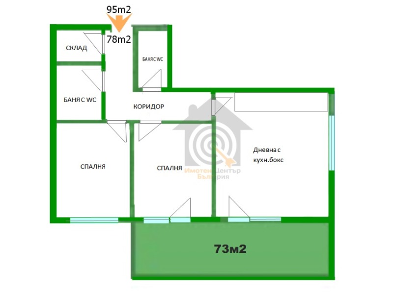 En venta  2 dormitorios Sofia , Malinova dolina , 168 metros cuadrados | 36898254 - imagen [2]