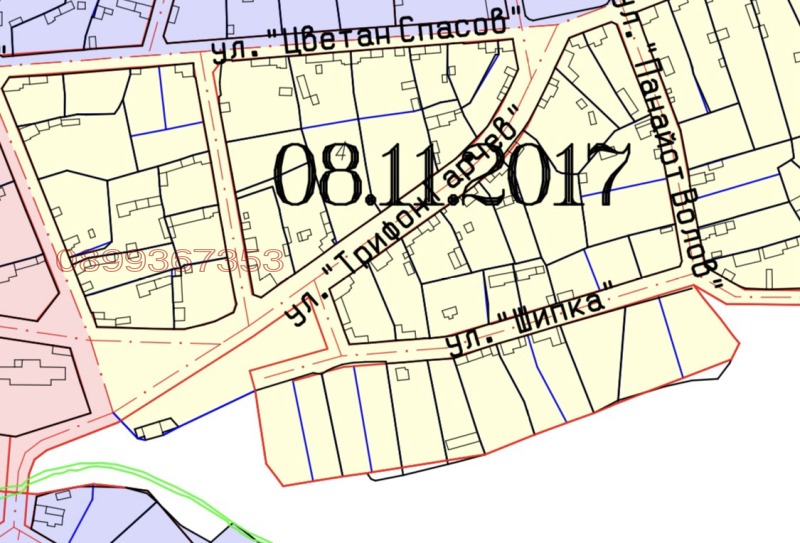 Til salgs  Plott region Pleven , Pelisjat , 1332 kvm | 70352529 - bilde [3]