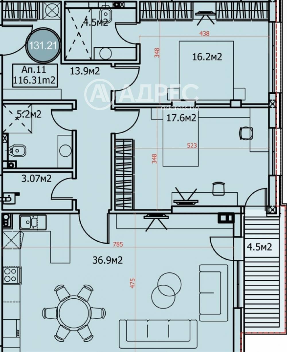 Продава 3-СТАЕН, гр. София, Драгалевци, снимка 2 - Апартаменти - 56131026