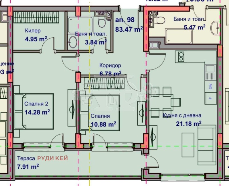 Продава 3-СТАЕН, гр. Варна, Възраждане 1, снимка 2 - Aпартаменти - 47940013