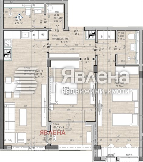 Продава 3-СТАЕН, гр. София, Сухата река, снимка 2 - Aпартаменти - 48789777