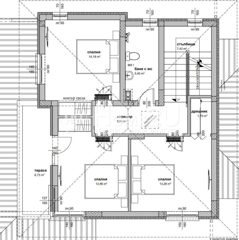 Продава КЪЩА, с. Приселци, област Варна, снимка 10 - Къщи - 53963206