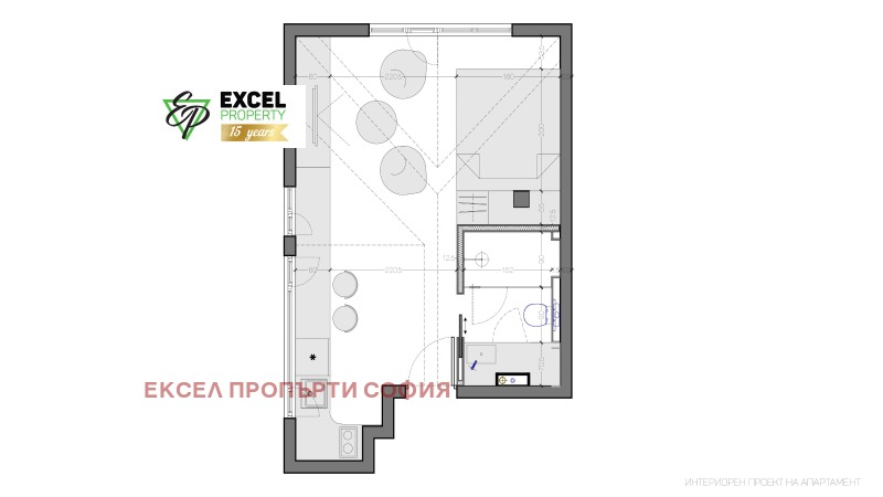 Til salgs  Studio region Blagoevgrad , Bansko , 38 kvm | 17302167 - bilde [15]