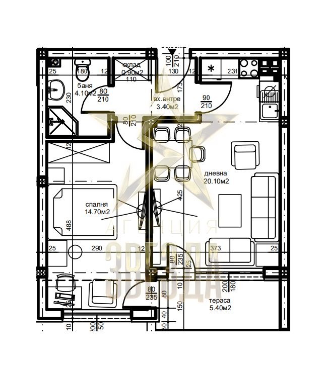 Продава 2-СТАЕН, гр. Пловдив, Южен, снимка 1 - Aпартаменти - 46868142