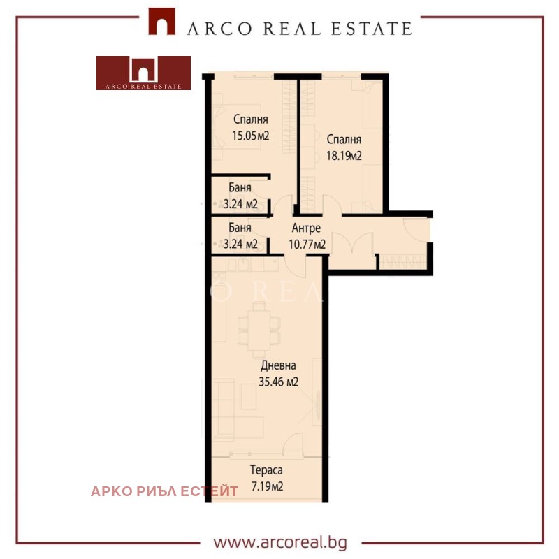 À venda  2 quartos Sofia , Krastova vada , 121 m² | 14800755 - imagem [4]