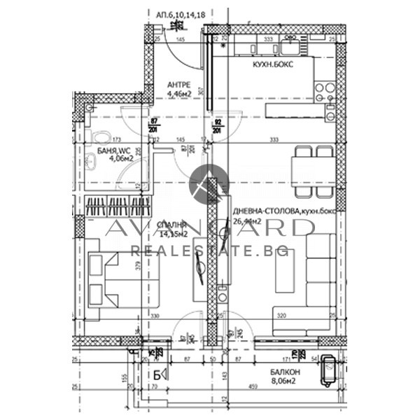 En venta  1 dormitorio Plovdiv , Trakiya , 76 metros cuadrados | 64129346 - imagen [2]