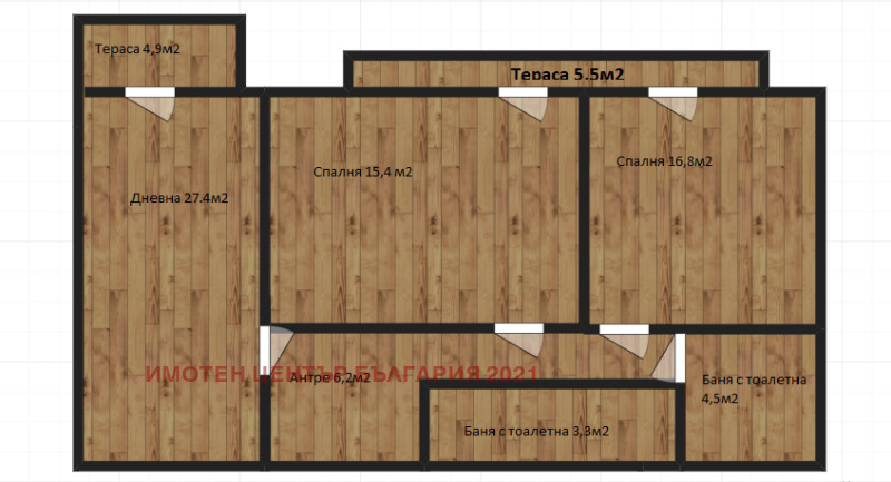 À vendre  2 chambres Sofia , Dragalevtsi , 112 m² | 54243253