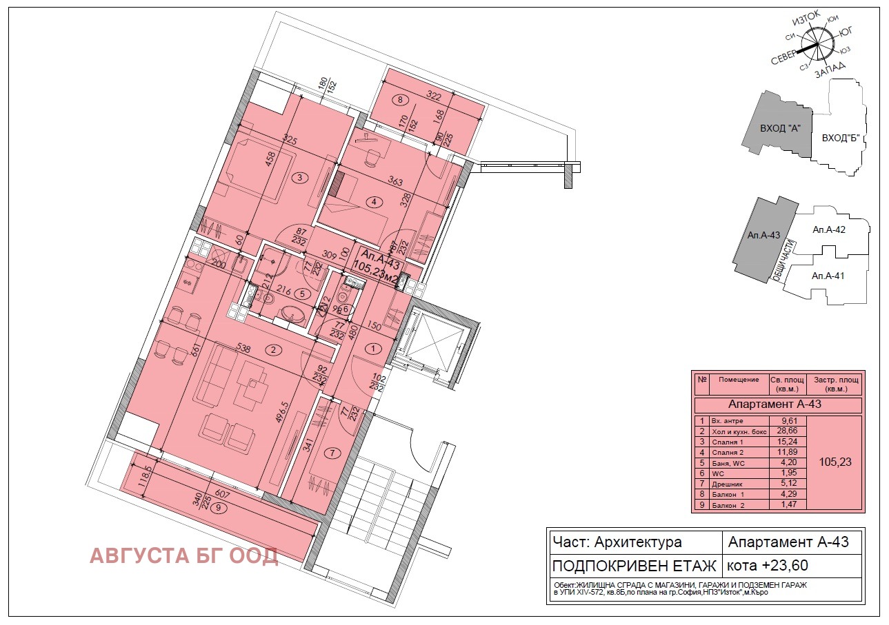 Продава 3-СТАЕН, гр. София, Полигона, снимка 2 - Апартаменти - 53683176