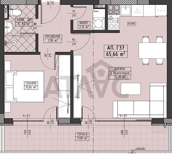 Продава 2-СТАЕН, гр. Пловдив, Христо Смирненски, снимка 1 - Aпартаменти - 47522150