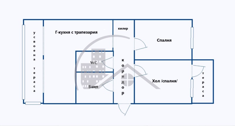 Продава  2-стаен град Варна , Автогара , 69 кв.м | 75650190 - изображение [8]