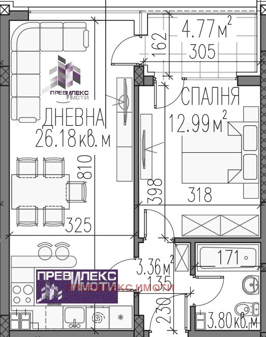 Te koop  1 slaapkamer Plovdiv , Kamenitsa 2 , 71 m² | 97661954