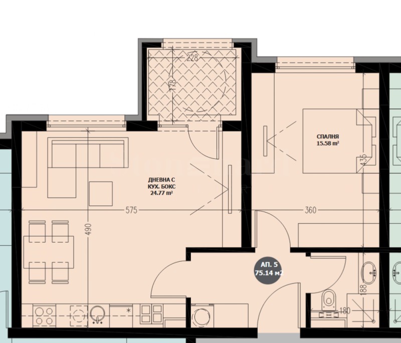 À venda  1 quarto Sofia , Vitocha , 75 m² | 83815201 - imagem [2]