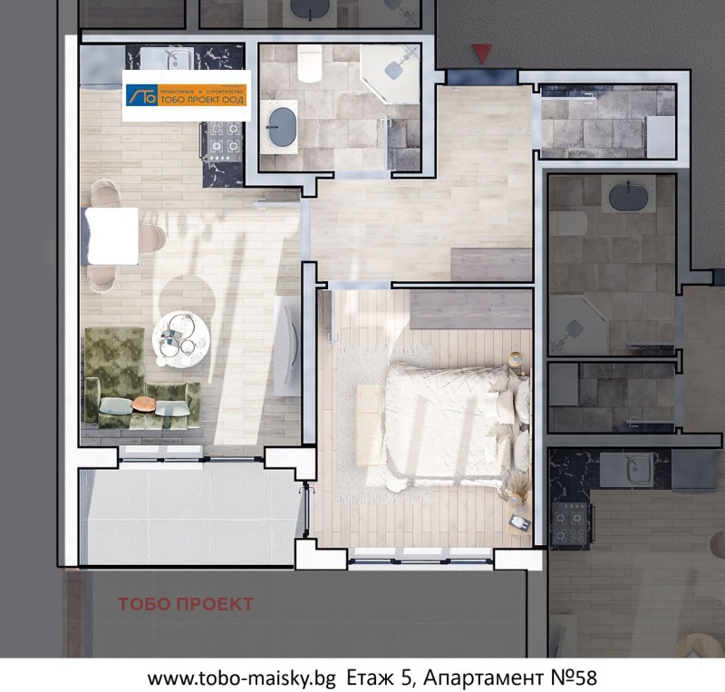 Te koop  1 slaapkamer Sofia , Ljulin 10 , 71 m² | 36749724 - afbeelding [2]