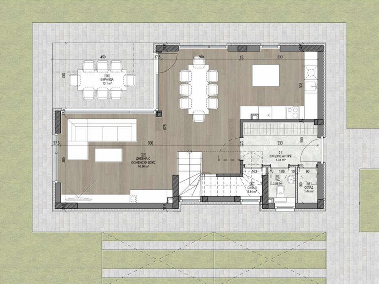 Продава КЪЩА, гр. Бургас, Крайморие, снимка 2 - Къщи - 52882289