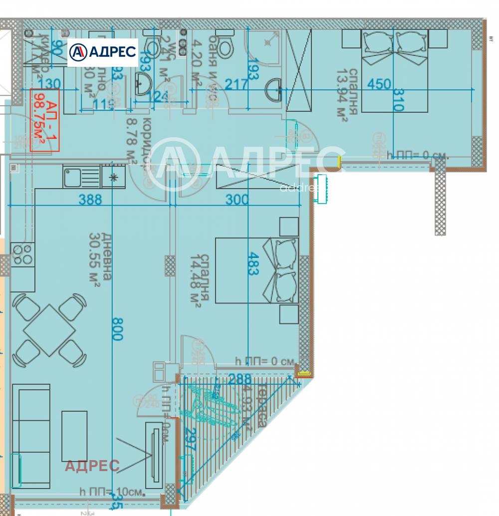 Продава 3-СТАЕН, гр. Варна, Виница, снимка 2 - Апартаменти - 53783230