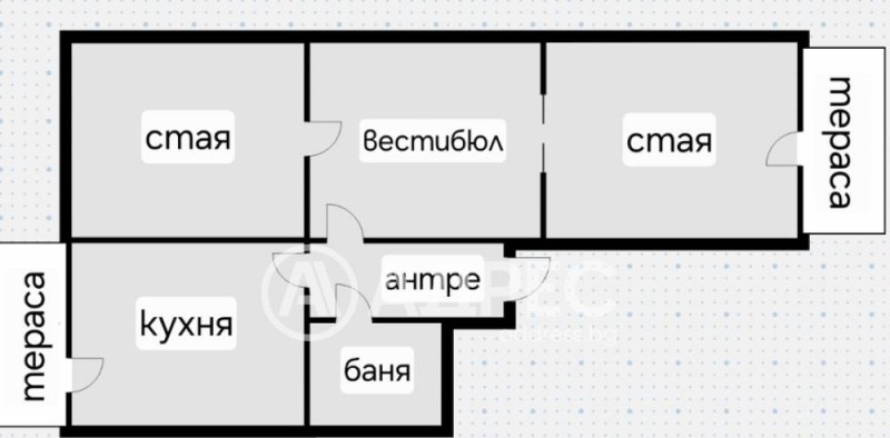 À vendre  1 chambre Sofia , Tsentar , 75 m² | 19360643