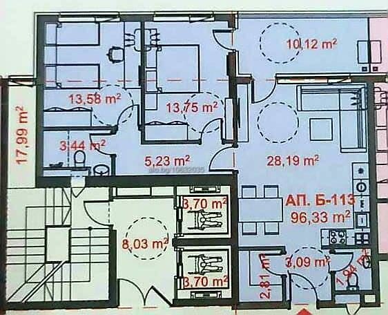 Продава 3-СТАЕН, гр. Бургас, Славейков, снимка 2 - Апартаменти - 52132301