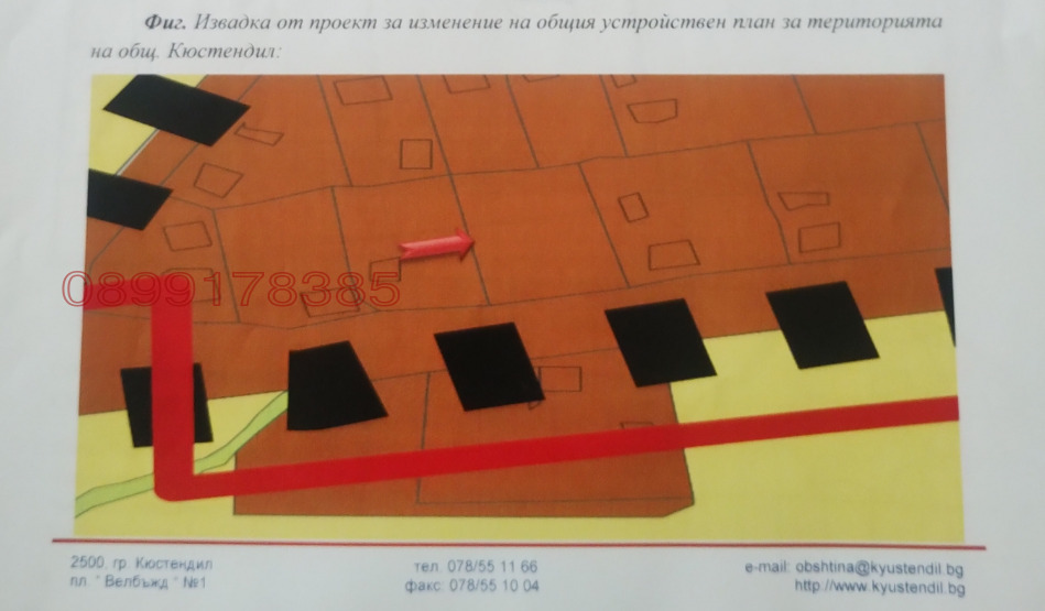 Продава ПАРЦЕЛ, гр. Кюстендил, Запад, снимка 3 - Парцели - 56162451