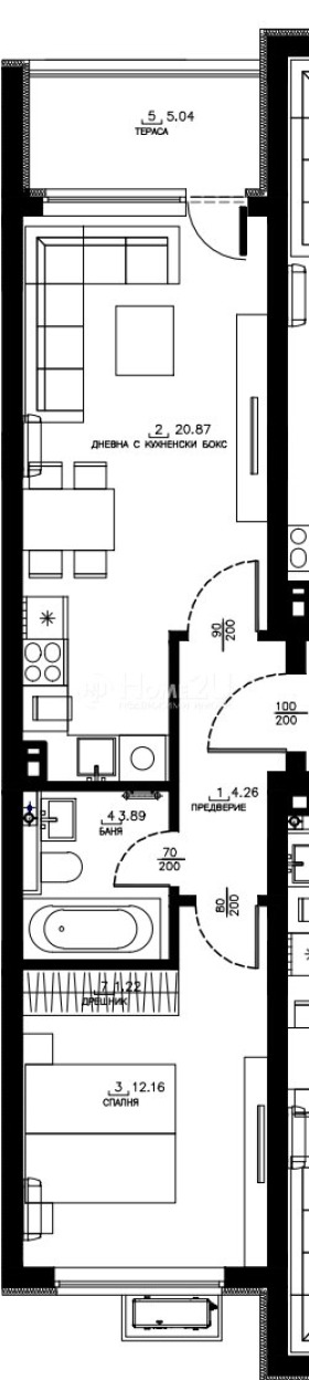 Продава 2-СТАЕН, гр. София, Малинова долина, снимка 9 - Апартаменти - 53856184
