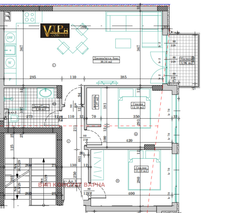 Продава  3-стаен град Варна , Левски 1 , 93 кв.м | 48465892 - изображение [3]