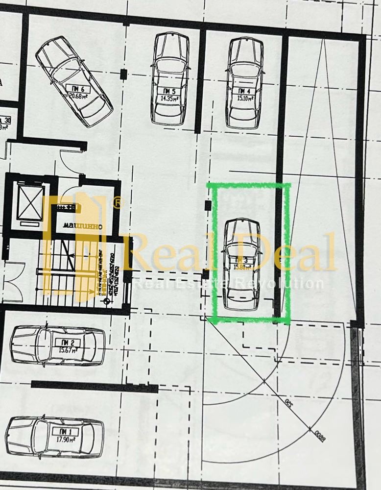 Продава ГАРАЖ, ПАРКОМЯСТО, гр. София, Люлин 8, снимка 2 - Гаражи и паркоместа - 53163442